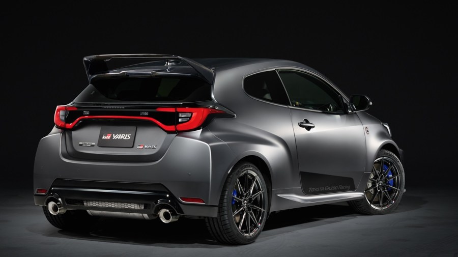 rear of GR Yaris Ogier Edition