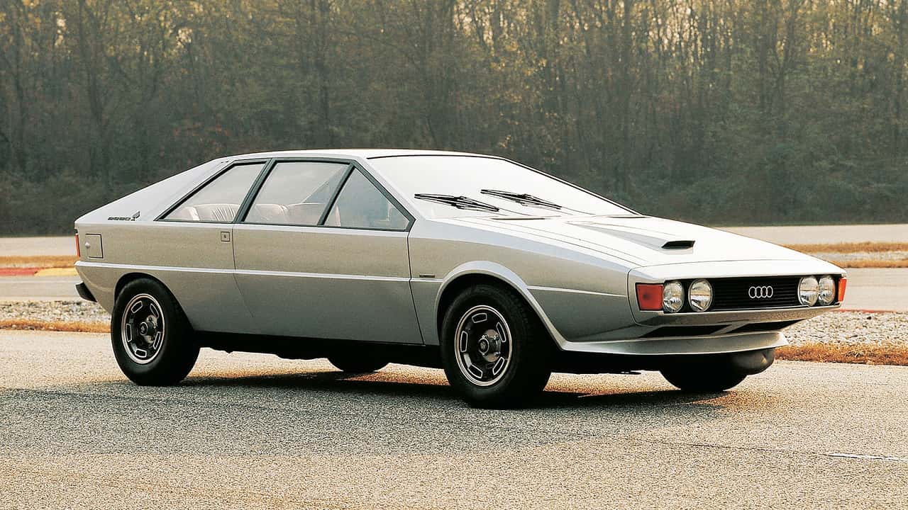 <p>Audi 80-based 1973 Italdesign Asso di Picche concept</p>